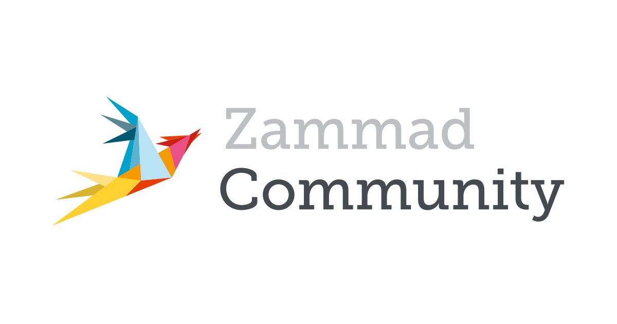 Official Zammad Community logo identifying the help-desk software used by DIVD.